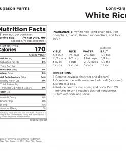 Food & Food Storage Augason Farms Long Grain White Rice