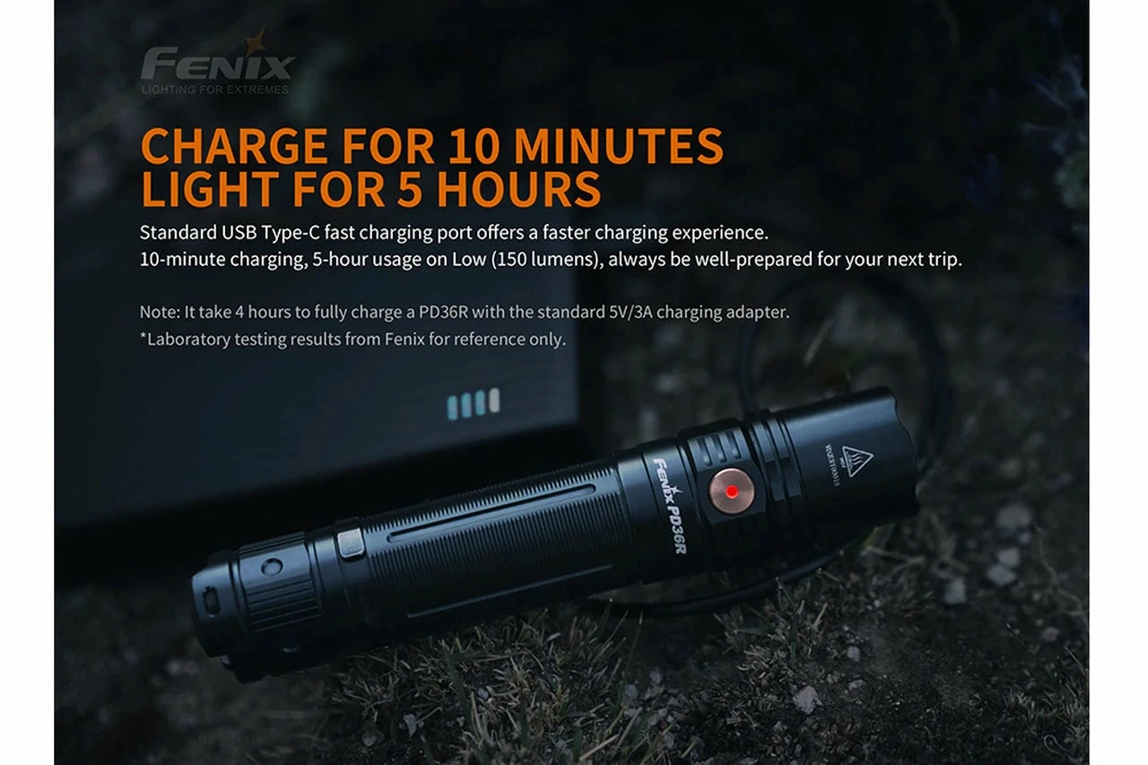 Fenix PD36R 1600 Lumens Rechargeable Flashlight Flashlights 11 Fenix PD36R 1600 Lumens Rechargeable Flashlight Flashlights