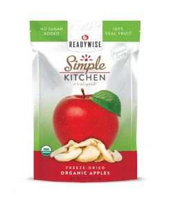 ReadyWise Food & Food Storage Simple Kitchen Organic Freeze-Dried Apples - 6 Pack