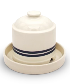 Ohio Stoneware Pet Feeder - 1 Gallon Automatic Watering Dish Dogs