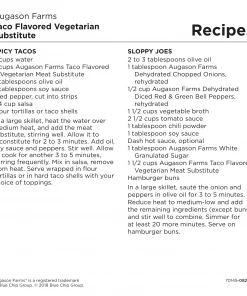 Food & Food Storage Augason Farms Taco Flavored Vegetarian Meat Substitute