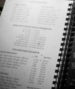 Waterproof Notebooks Rite In The Rain Weatherproof Side Spiral Weekly Planner, 4.625 In. X 7 In. 13 Waterproof Notebooks Rite In The Rain Weatherproof Side Spiral Weekly Planner, 4.625 In. X 7 In.