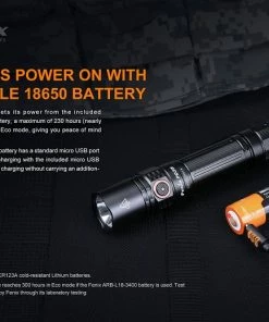 FENIX PD35 V3.0 1700 LUMENS RECHARGEABLE FLASHLIGHT