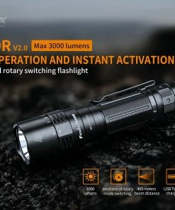 Flashlights FENIX PD40R V2.0 3000 LUMENS RECHARGEABLE FLASHLIGHT