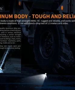 Flashlights FENIX PD40R V2.0 3000 LUMENS RECHARGEABLE FLASHLIGHT