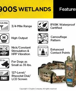 Dogtra 1900S Wetlands Dog Training E-Collar System Dogs