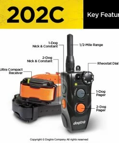 Dogs DOGTRA 202C 2-DOG TRAINING SYSTEM 8 Dogs DOGTRA 202C 2-DOG TRAINING SYSTEM