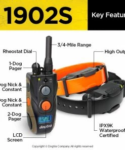 DOGTRA 1902S 2-DOG TRAINING SYSTEM 8 DOGTRA 1902S 2-DOG TRAINING SYSTEM