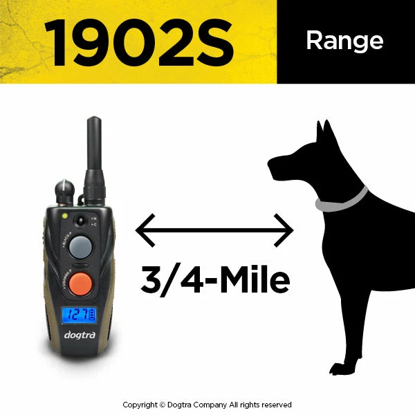 DOGTRA 1902S 2-DOG TRAINING SYSTEM 4 DOGTRA 1902S 2-DOG TRAINING SYSTEM
