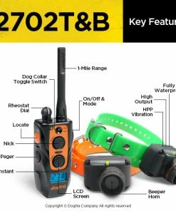 Dogtra 2702T&B 2-Dog Training And Beeper System