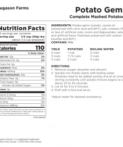 Augason Farms Potato Gems Mashed Potatoes 15 Augason Farms Potato Gems Mashed Potatoes