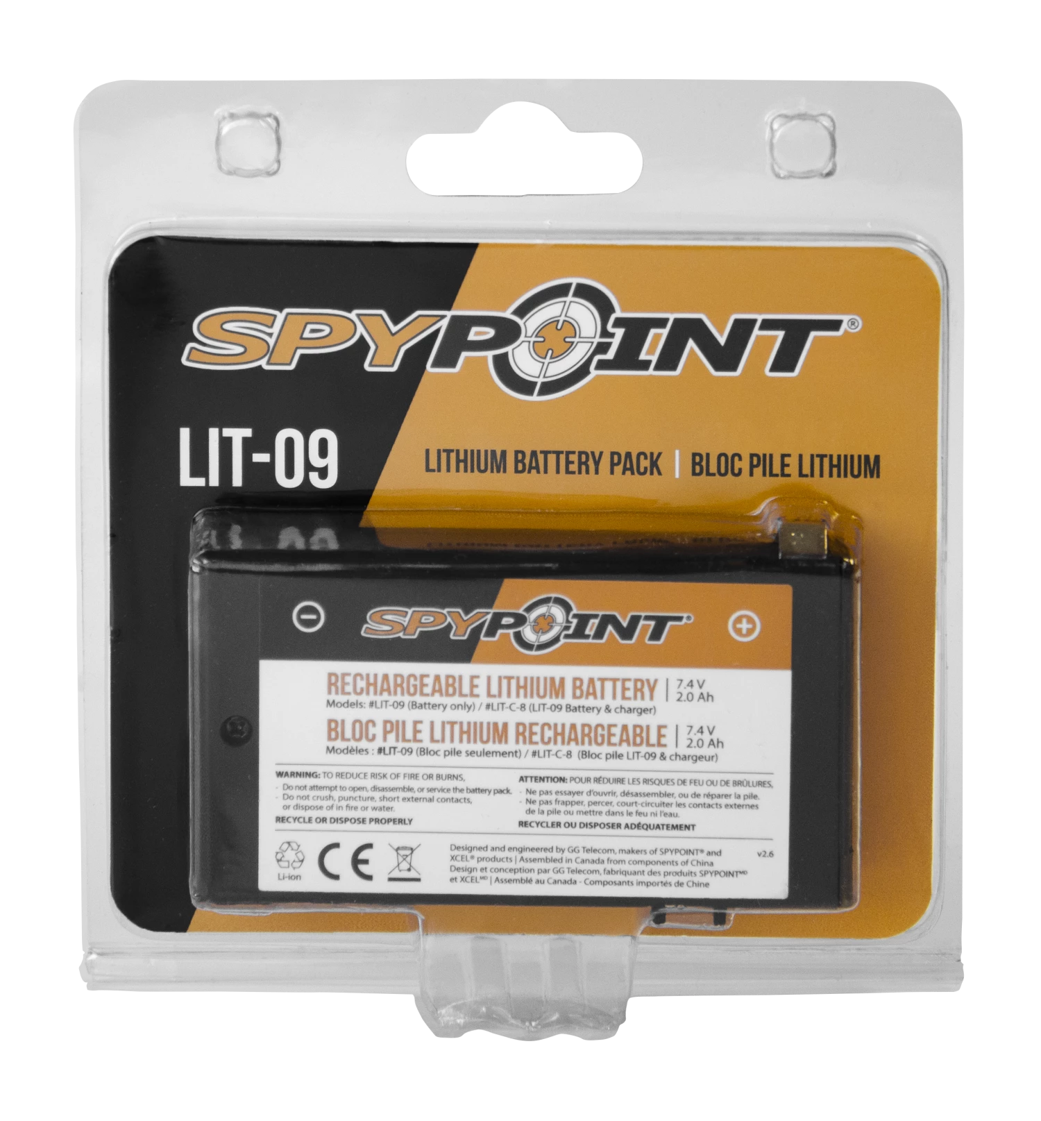 SPYPOINT LITHIUM BATTERY PACK 2 SPYPOINT LITHIUM BATTERY PACK