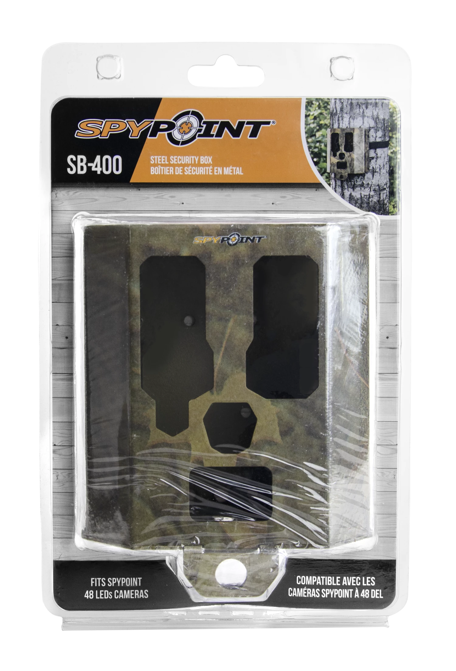 SPYPOINT STEEL SECURITY BOX FOR 48 LEDS SPYPOINT CAMERAS 2 SPYPOINT STEEL SECURITY BOX FOR 48 LEDS SPYPOINT CAMERAS