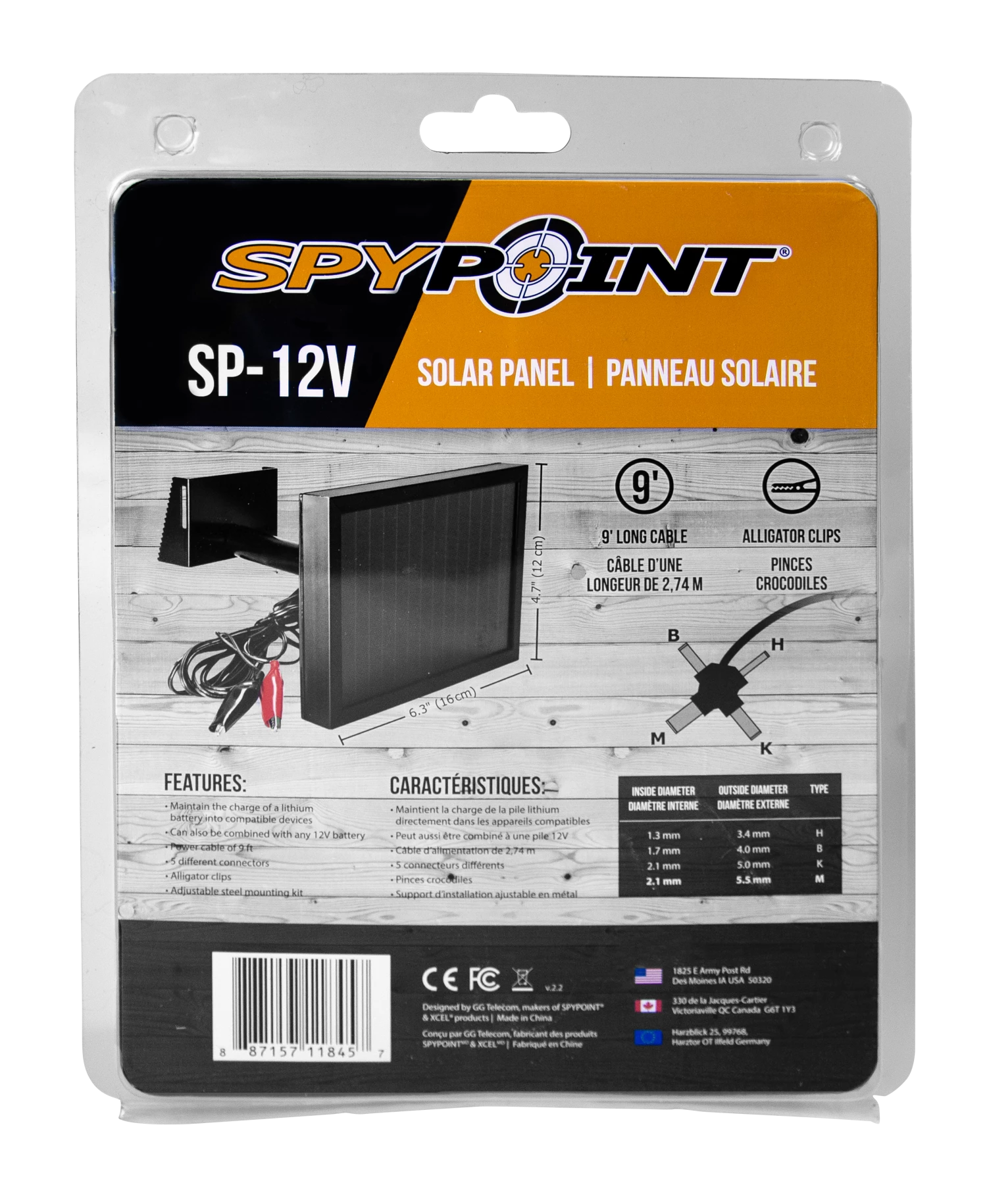 SPYPOINT SOLAR PANEL 2 SPYPOINT SOLAR PANEL