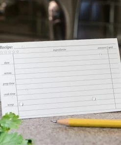 Rite In The Rain Weatherproof Recipe Cards, 6 In. X 5 In.