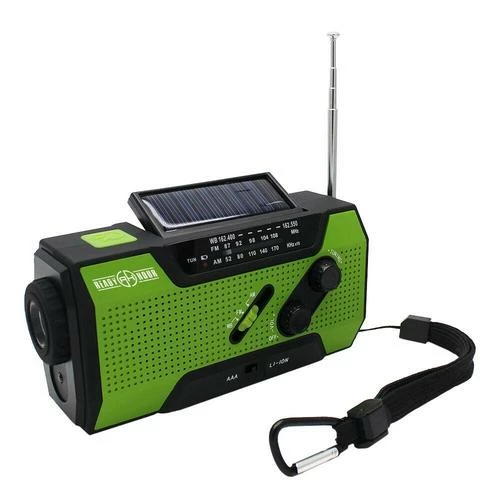 Ready Hour Hand-Crank AM/FM Emergency Radio & Solar Flashlight 1 Ready Hour Hand-Crank AM/FM Emergency Radio & Solar Flashlight