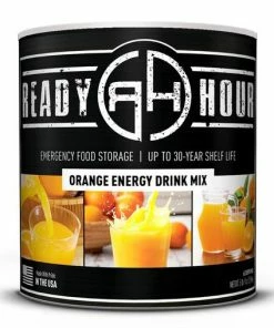 Ready Hour Orange Energy Drink Mix #10 Can Drinks