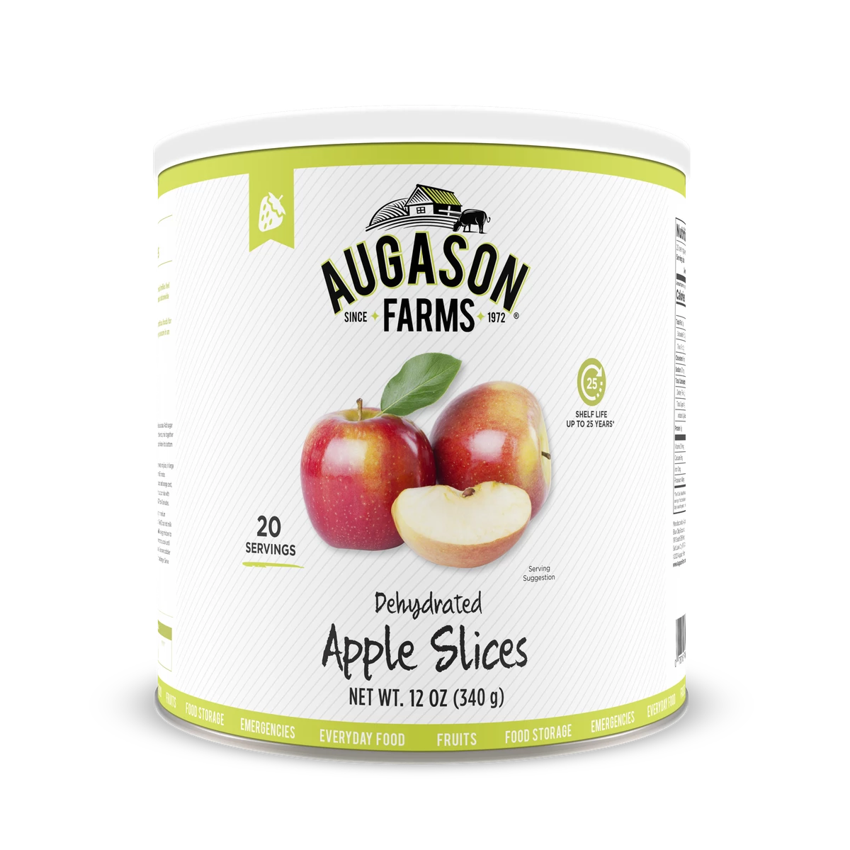 Augason Farms Dehydrated Apple Slices Food & Food Storage 1 Augason Farms Dehydrated Apple Slices Food & Food Storage