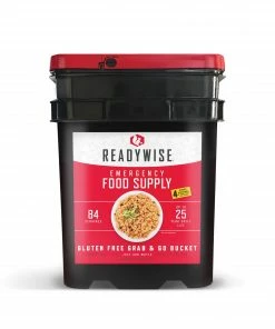 ReadyWise Gluten Free Grab And Go Emergency Food Bucket - 84 Servings Food & Food Storage