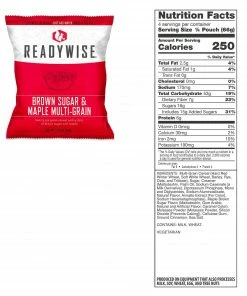ReadyWise Breakfast & Entree Grab & Go Bucket- 84 Servings