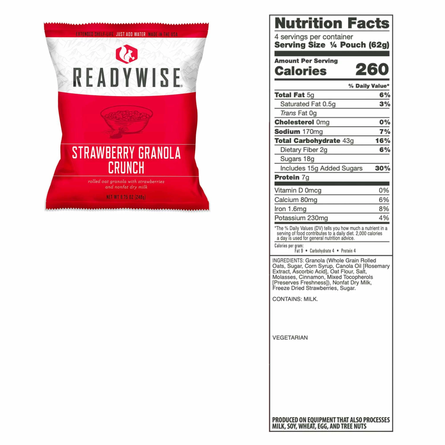 ReadyWise Emergency Survival Food Storage - 720 Servings 14 ReadyWise Emergency Survival Food Storage - 720 Servings
