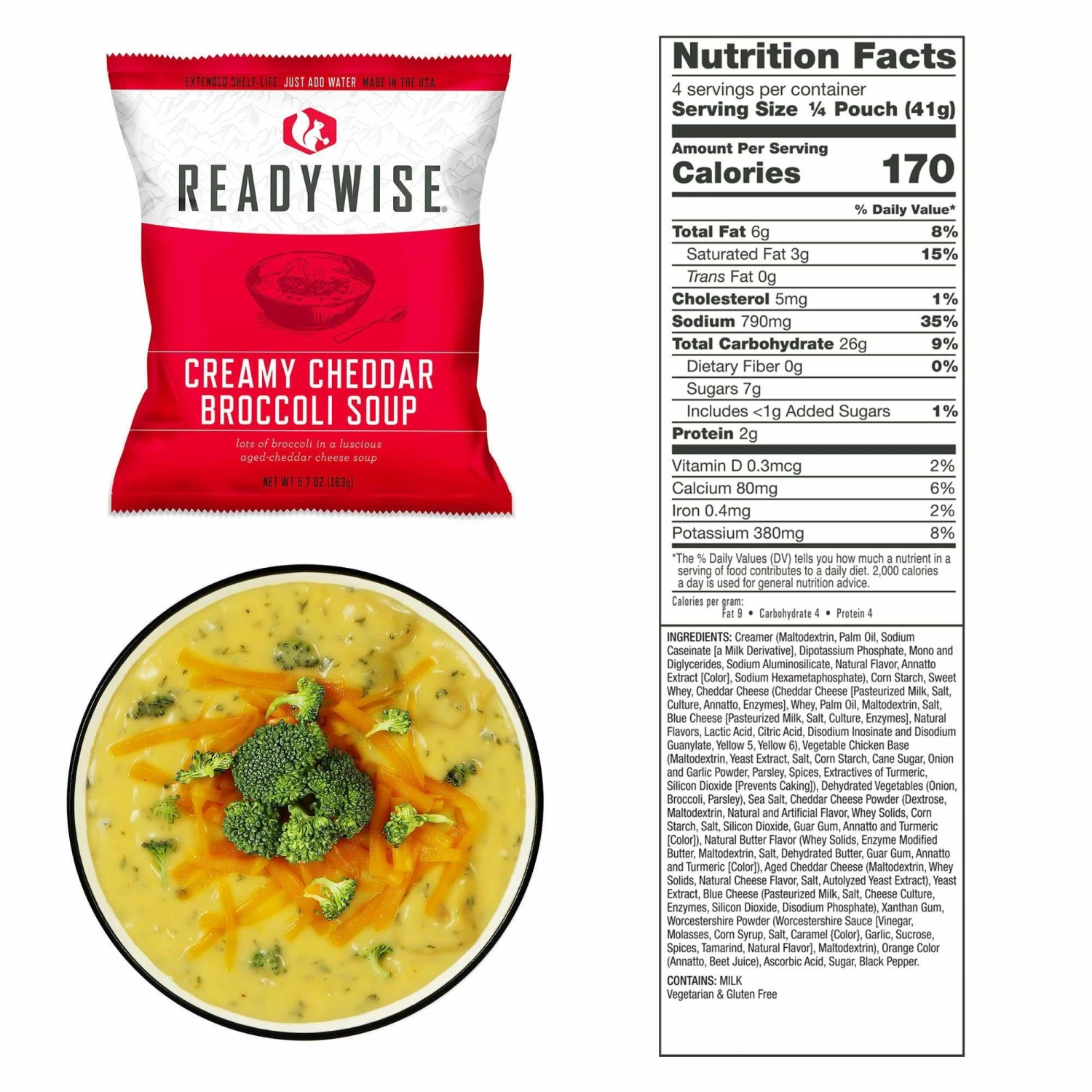 Food & Food Storage ReadyWise Emergency Soup Bucket - 48 Servings 6 Food & Food Storage ReadyWise Emergency Soup Bucket - 48 Servings