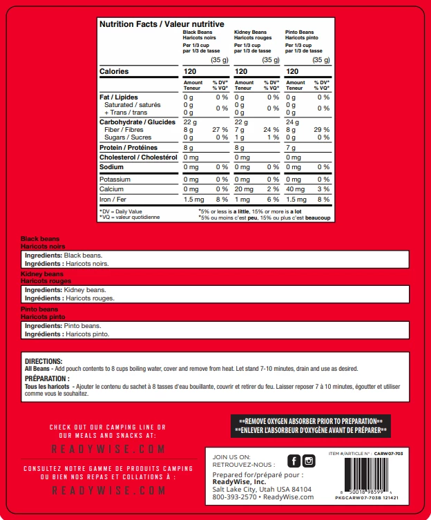 ReadyWise 110 Serving Protein Bucket Food & Food Storage 4 ReadyWise 110 Serving Protein Bucket Food & Food Storage