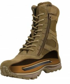 Rothco Forced Entry 8" Deployment Boots With Side Zipper - Coyote Brown 8 Rothco Forced Entry 8