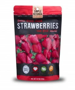 ReadyWise Simple Kitchen Freeze-Dried Strawberries - 6 Pack