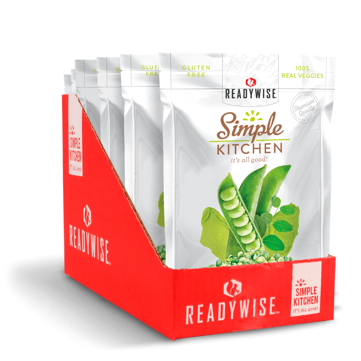 ReadyWise Simple Kitchen Wasabi Peas - 6 Pack 1 ReadyWise Simple Kitchen Wasabi Peas - 6 Pack