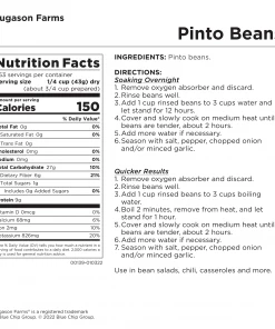 Augason Farms Pinto Beans, 4 Gallon Pail