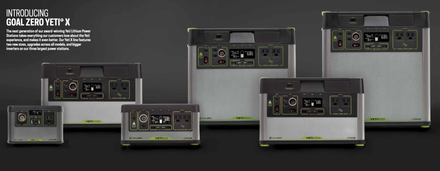 Goal Zero Lithium Yeti 3000X Portable Power Station 12 Goal Zero Lithium Yeti 3000X Portable Power Station