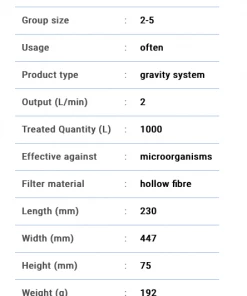 Katadyn BeFree Gravity Water Filtration System 3L 11 Katadyn BeFree Gravity Water Filtration System 3L