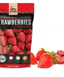 ReadyWise Simple Kitchen Freeze-Dried Strawberries - 6 Pack