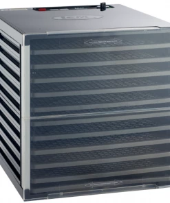 LEM Mighty Bite 10-Tray Double Door Countertop Dehydrator