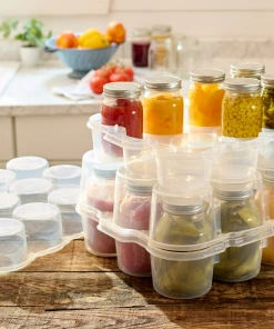 Roots & Harvest Safe Crate For Quart Jars Food & Food Storage