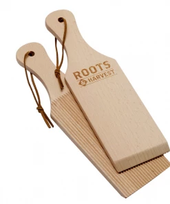 Home, Farm & Garden Roots & Harvest Grooved Butter Paddles (Set Of 2)