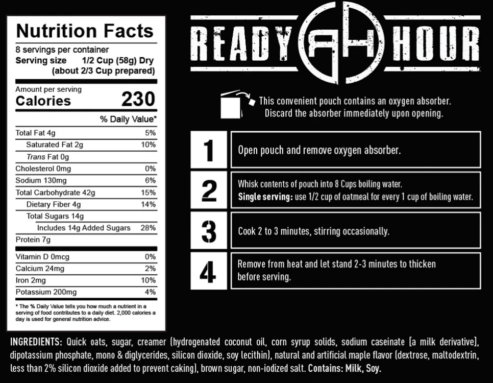Ready Hour 1-Week Food Supply Ammo Can 13 Ready Hour 1-Week Food Supply Ammo Can