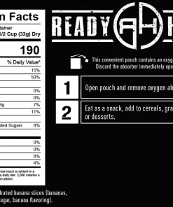 Ready Hour Banana Chips Case Pack Fruits