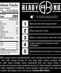 Entrees Ready Hour Fettuccine Alfredo Case Pack 7 Entrees Ready Hour Fettuccine Alfredo Case Pack