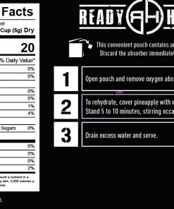Ready Hour Freeze-Dried Pineapple Case Pack