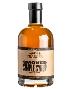 Traeger Accessories TRAEGER SMOKED SIMPLE SYRUP VANILLA & CLOVE - 375 ML