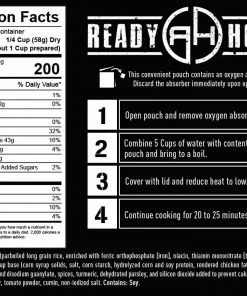 Ready Hour 4-Week Emergency Food Supply (2,000+ Calories/day)