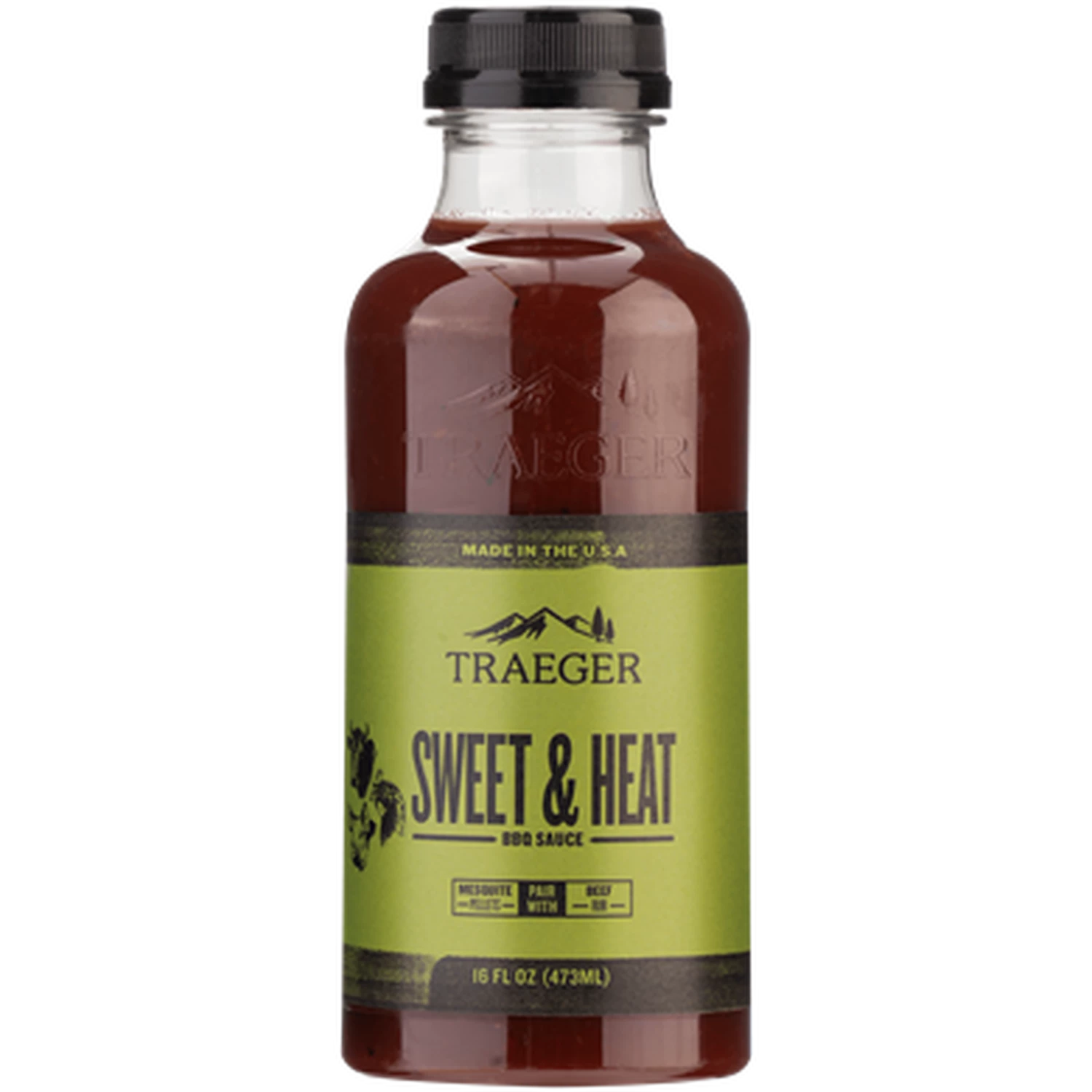 TRAEGER SWEET & HEAT BBQ SAUCE 16 OZ Traeger Accessories 1 TRAEGER SWEET & HEAT BBQ SAUCE 16 OZ Traeger Accessories