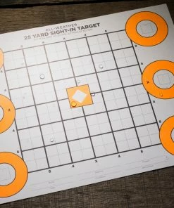 Rite In The Rain Weatherproof Zeroing Target, 8.5" X 11" 7 Rite In The Rain Weatherproof Zeroing Target, 8.5
