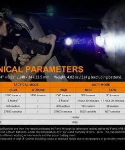 Fenix TK11Tac 1600 Lumen Tactical Flashlight Flashlights