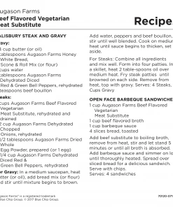 Food & Food Storage Augason Farms Beef Flavored Vegetarian Meat Substitute 12 Food & Food Storage Augason Farms Beef Flavored Vegetarian Meat Substitute