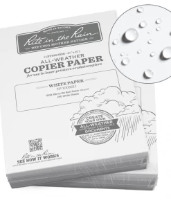 Waterproof Notebooks Rite In The Rain All-Weather Copier Paper 8.5 In X 11 In 500 Sheets - 175#