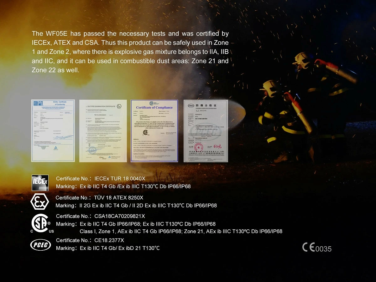 Flashlights FENIX WF05E 85 LUMENS INTRINSICALLY SAFE FLASHLIGHT 10 Flashlights FENIX WF05E 85 LUMENS INTRINSICALLY SAFE FLASHLIGHT