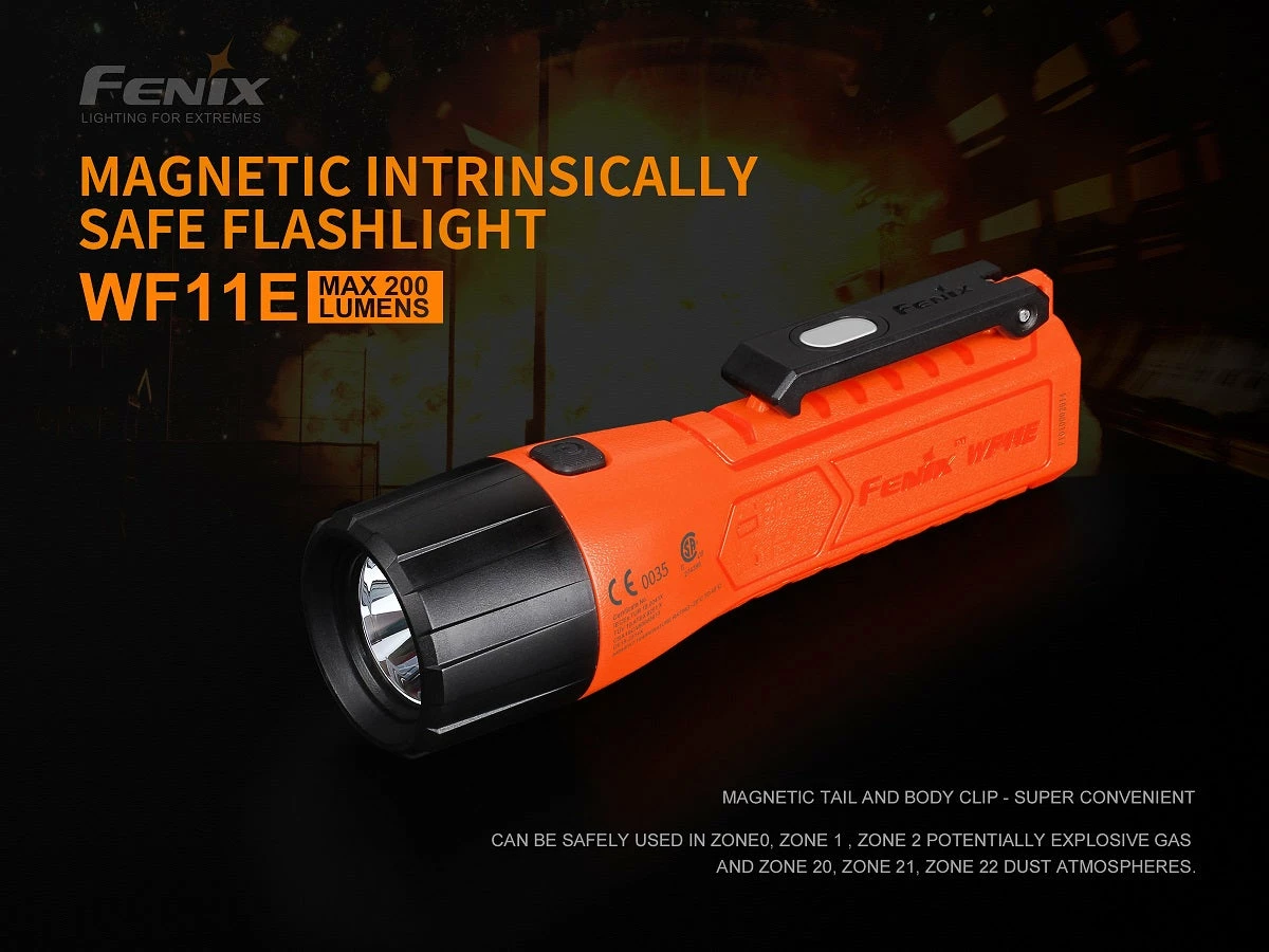 FENIX WF11E 200 LUMENS INTRINSICALLY SAFE FLASHLIGHT 12 FENIX WF11E 200 LUMENS INTRINSICALLY SAFE FLASHLIGHT
